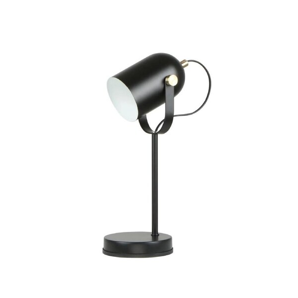 CLA Tazza Ellipse Shade with Antique Brass Highlight Table Lamps