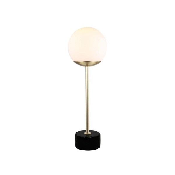 Oriel Lighting MILTON Classic Marble Art Deco Table Lamp
