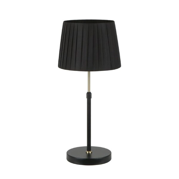 CLA Crecer Interior Slanted Pleated Shade Height Adjustable Table Lamps