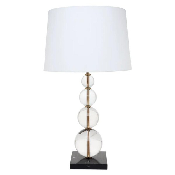 Cafe Gabrielle Crystal Table Lamp