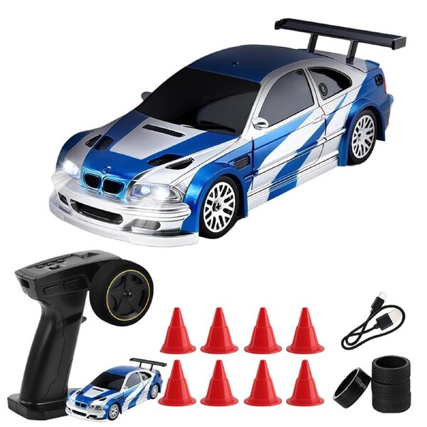 Catzon Mini RC Drift Car 1:43 Scale 2.4GHz High Speed Sports Racing Car