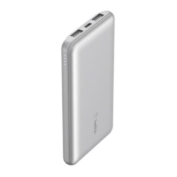 Belkin 10K mAh BoostCharge Power Bank - Silver (BPB011btSL)