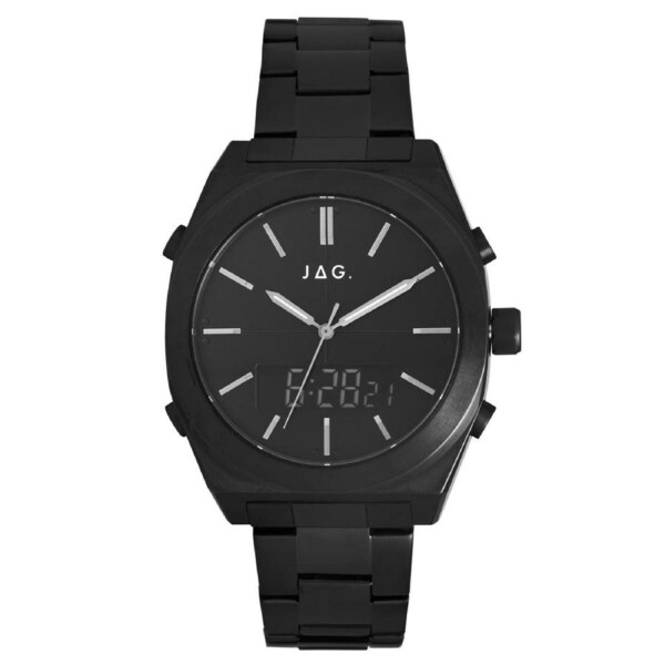 Jag Lincoln Black 43mm Watch