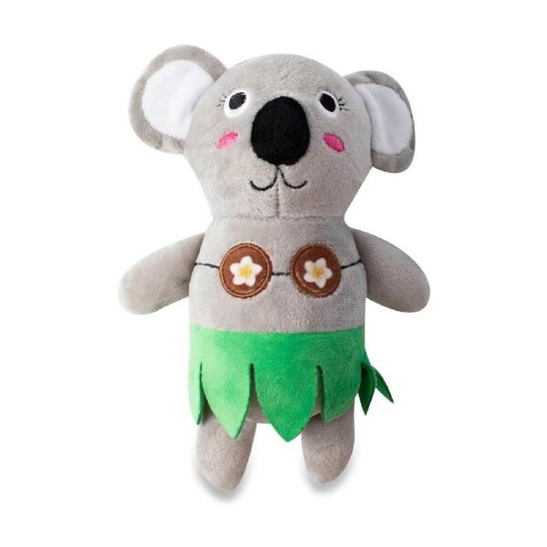 Petshop By Fringe Studio Shake Your Palm Palms Koala Squeaky Plush Dog Toy 23cm