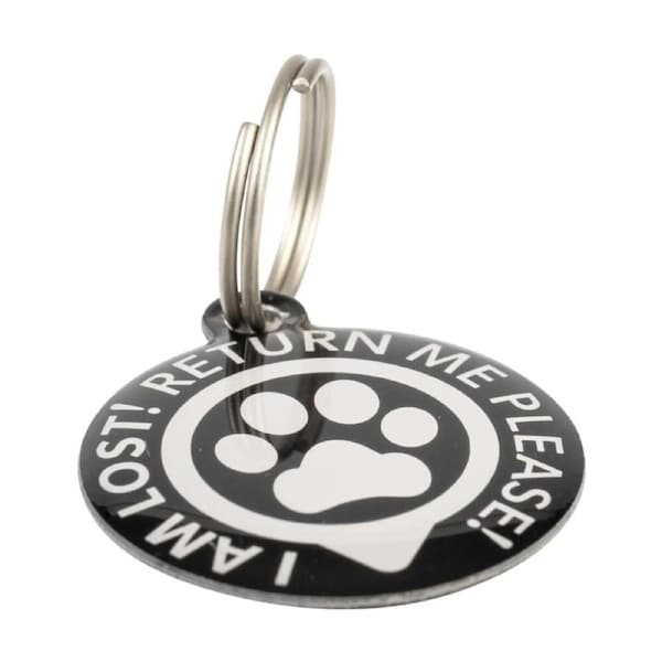 Max & Molly Gotcha Smart Pet ID Tag w/ QR Code 180x100x10mm Black