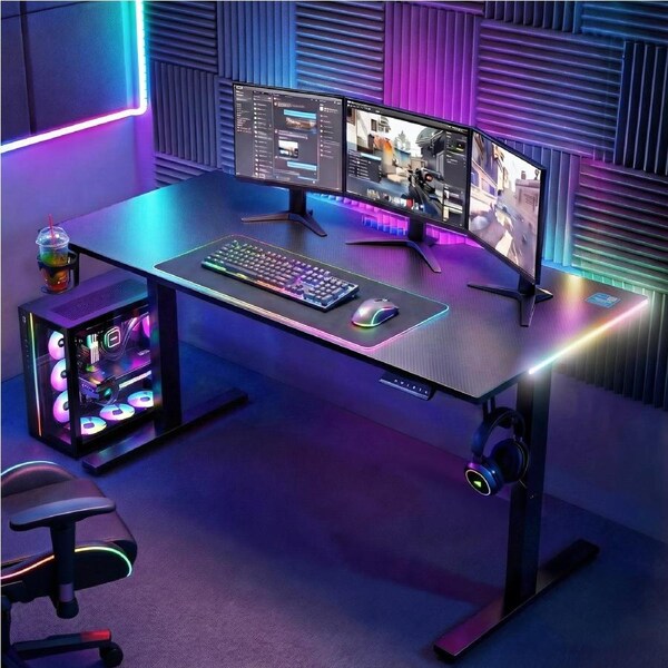 Artiss Electric Standing Desk Height Adjustable Gaming Desk Home Office 140cm