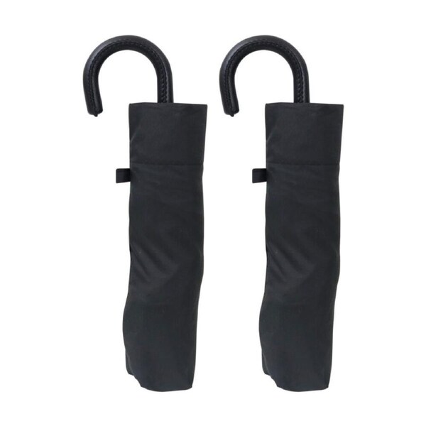 2PK Wicked Sista Compact Umbrella Manual Opening Polyester - Black