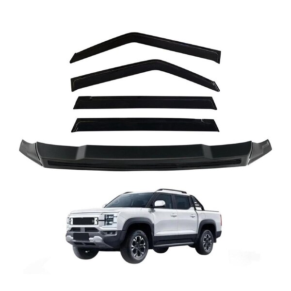 Weather Shields + Bonnet Protector for BYD Shark 6 2025-Onwards