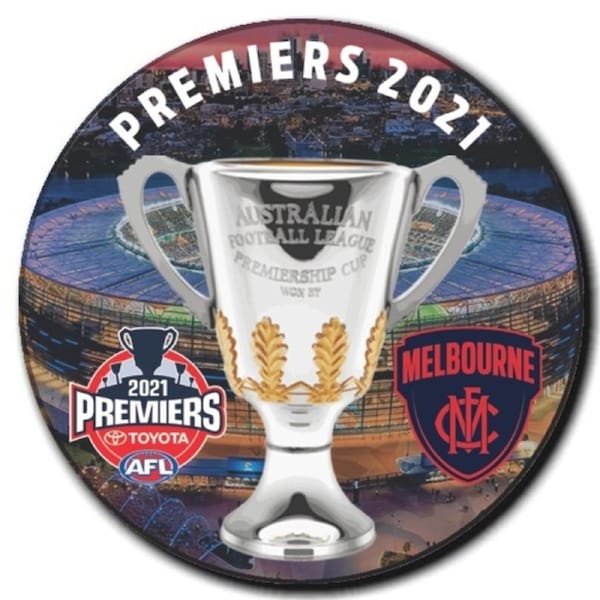Melbourne Demons AFL 2021 Premiers Badge