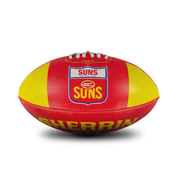 Gold Coast Suns Sherrin All Surface Ball 1st 18 - Size 3