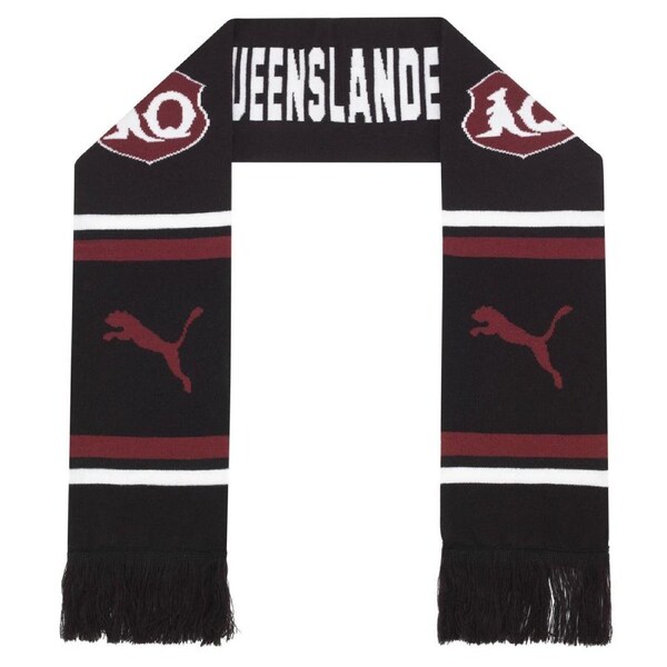 QRL SOO PUMA Queenslander Heritage Scarf - Black/ Maroon