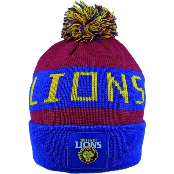 Brisbane Lions AFL Bar Beanie