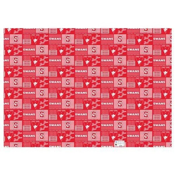 Sydney Swans Wrapping Paper - 49cm x 69cm