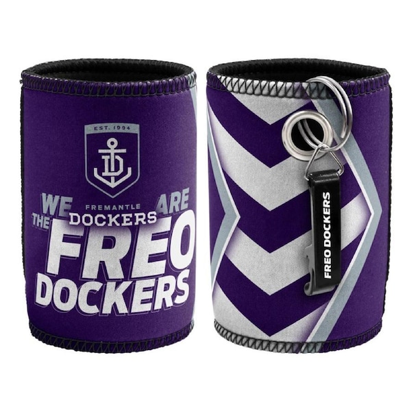 Fremantle Dockers Can Cooler + Bottle Opener Pack
