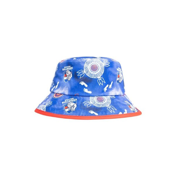 Western Bulldogs AFL Adults Indigenous Bucket Hat