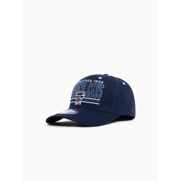 Geelong Cats AFL Youth Wordmark Low Pro Cap - Navy