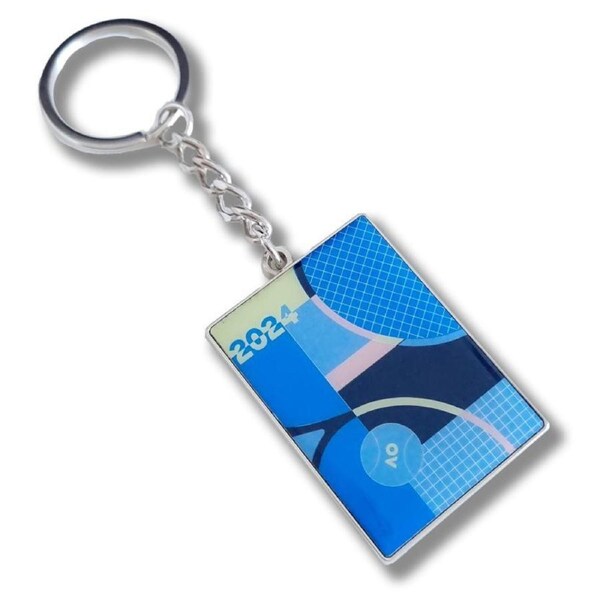 AO 2024 Court Poster Print Keyring