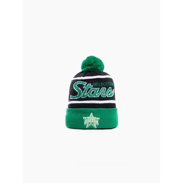 Melbourne Stars BBL Pom Pom Knit Beanie - Green