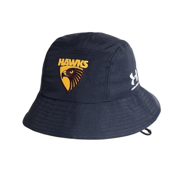 Hawthorn Hawks AFL 2026 Under Armour Bucket Hat - Midnight Navy