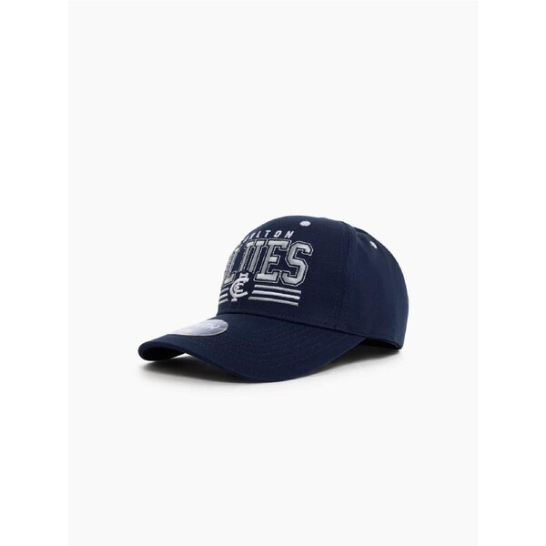 Carlton Blues AFL Youth Wordmark Low Pro Cap - Navy