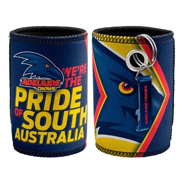 Adelaide Crows Can Cooler + Bottle Opener Pack
