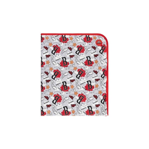 Essendon Bombers AFL Baby Cloud Blanket - GREY