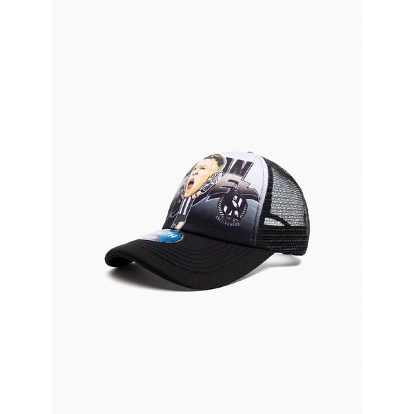 Collingwood Magpies AFL Youth Henrik DE GOEY Trucker Cap - BLACK