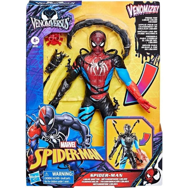 Marvel Spider-Man VenomVersus Spider-Man Liquid Shifter Action Figure