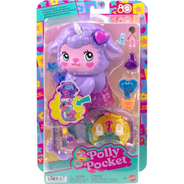 Polly Pocket Cozy Dreamland Lamb Compact Playset
