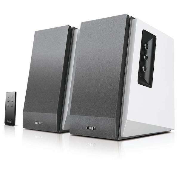 Edifier R1700BT Bluetooth Bookshelf Speakers, White Silver