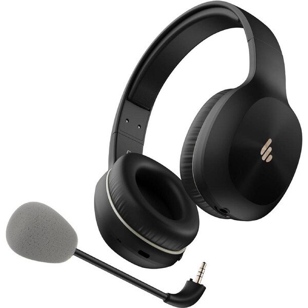 Edifier K750W Wireless Headset with Noise Cancelling Mic & Mic Mute, Lightweight Headphones for Work, Stereo Sound, 55H Playtime, Bluetooth 5.4, Fit for PC/Call Center/Laptop - Black