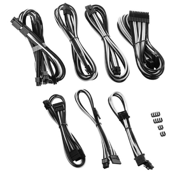 CableMod PRO ModMesh RT-Series 12V-2x6 Cable Kit Black White