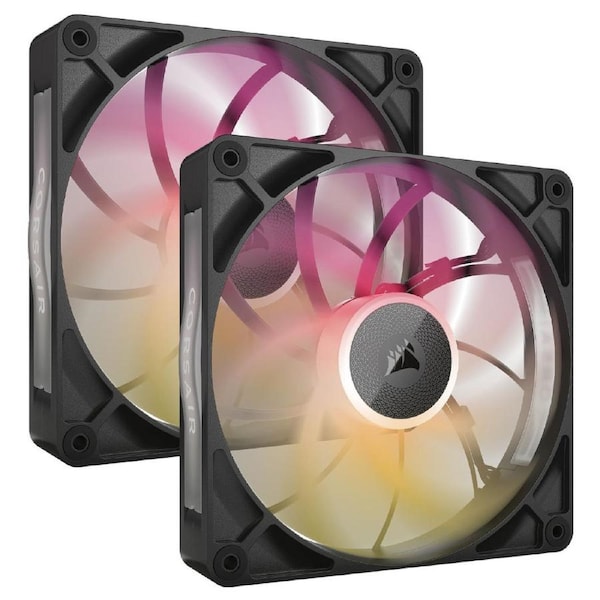 Corsair iCUE Link RX140 Max RGB 140mm RGB Dual Fan Kit Black