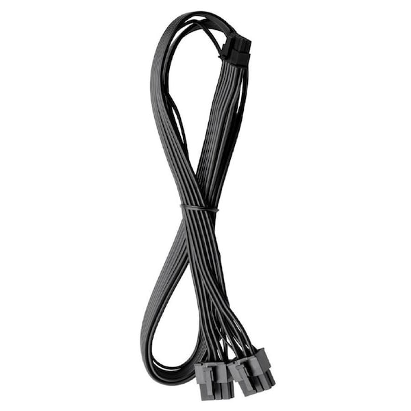 CableMod Basics C 12V-2x6 PCI-e Cable for Corsair Dual 8-pin Black