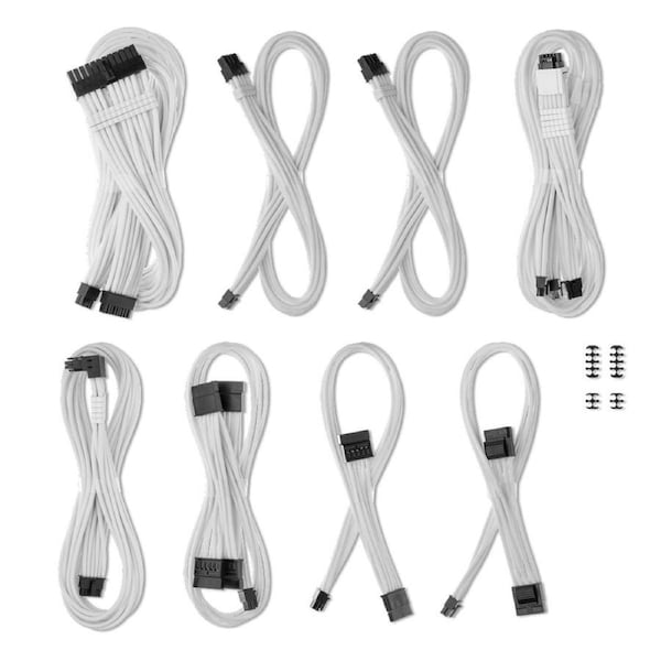 CableMod C-Series Pro ModMesh 12V-2x6 Cable Kit for Corsair RMx Shift White