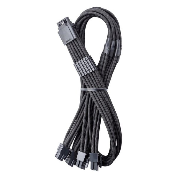 CableMod ModFlex 12V-2x6 PCIe Cable for ASUS, Seasonic & Phanteks Quad 8-pin Black