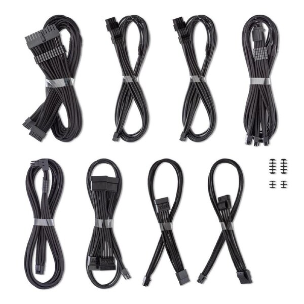 CableMod C-Series Pro ModMesh 12V-2x6 Cable Kit for Corsair RMx Shift Black