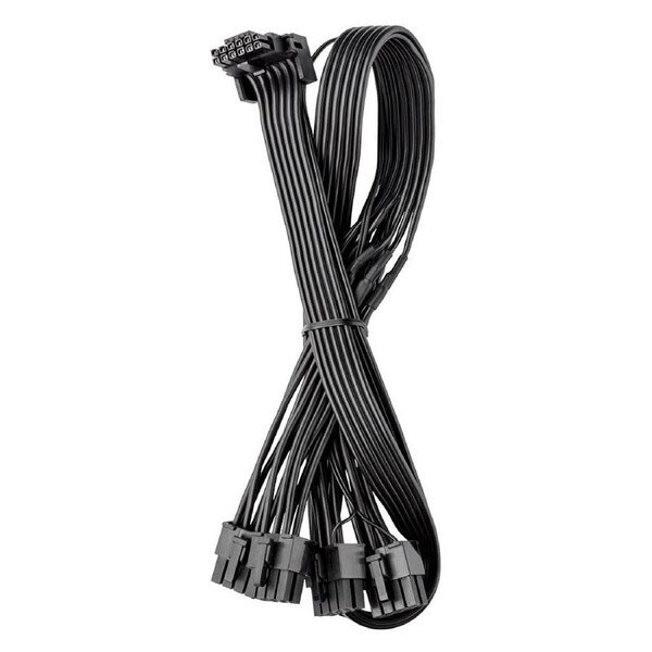 CableMod Basics RT 12V-2x6 90 Deg Cable for ASUS, Seasonic & Phanteks Variant B Black