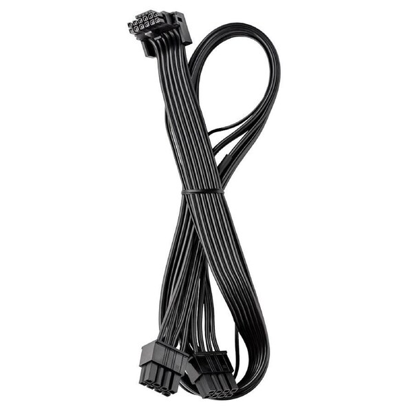 CableMod Basics RT 12V-2x6 90 Deg Cable for ASUS, Seasonic & Phanteks Variant B Black