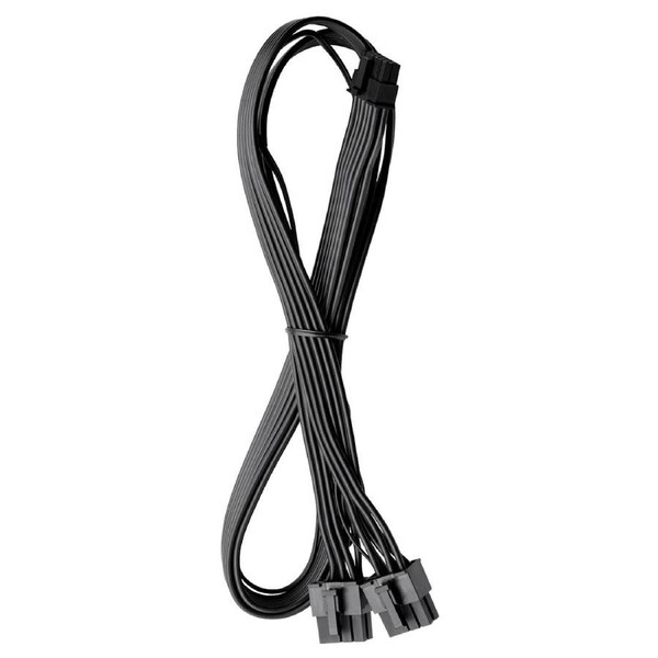 CableMod Basics RT 12V-2x6 Cable for ASUS, Seasonic & Phanteks Dual 8-pin Black
