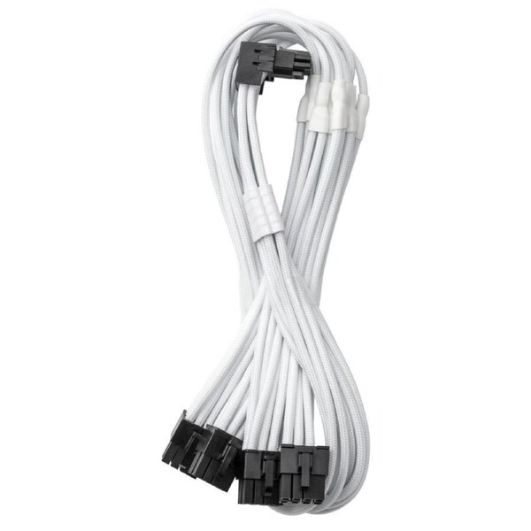 CableMod ModFlex 12V-2x6 90 Deg PCIe Cable for Corsair Variant A Quad 8-pin White