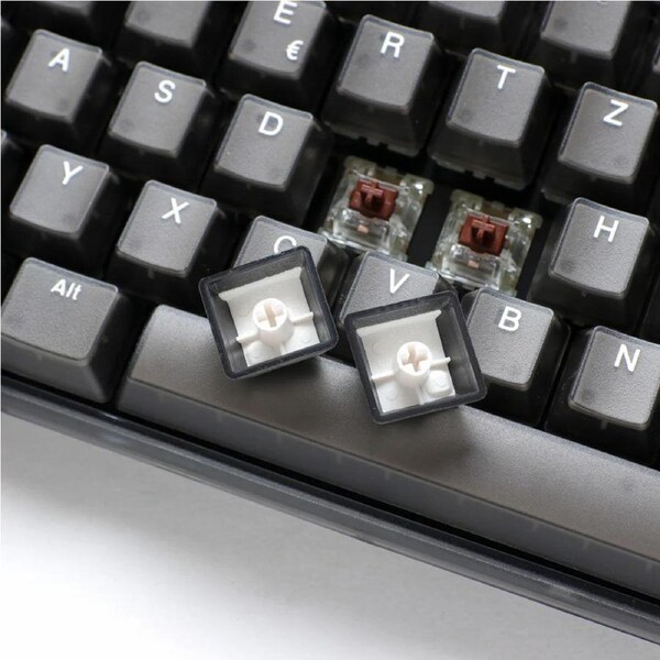Ducky PBT Doubleshot 108-Key ANSI Keycap Set Aura Black