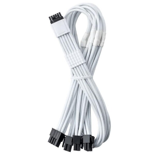 CableMod ModFlex 12V-2x6 PCIe Cable for EVGA G/G+/P/ P+/T Quad 8-pin White
