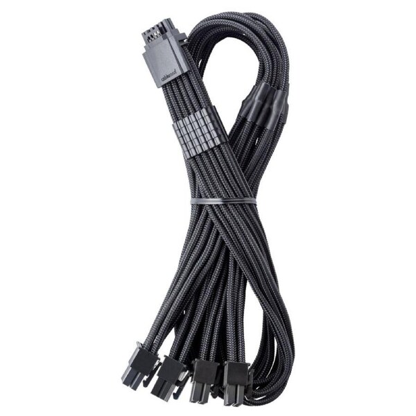 CableMod Pro ModMesh 12V-2x6 PCIe Cable for ASUS, Seasonic, Phanteks Quad 8-pin Black