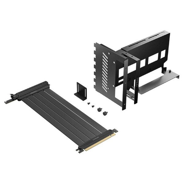 Antec 200mm PCIe 4.0 Riser Cable with Vertical Bracket Kit Black