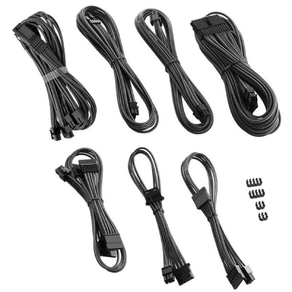CableMod PRO ModMesh RT-Series 12V-2x6 Cable Kit Carbon