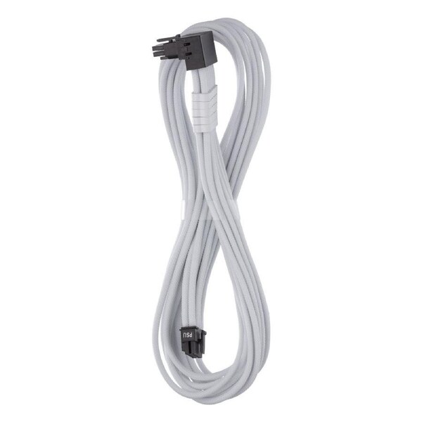 CableMod ModMesh 12V-2x6 Cable for Corsair Type 5 RMx Shift 90 Deg 16-pin White