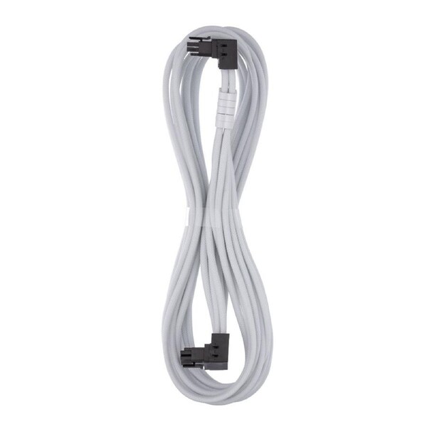 CableMod ModMesh 12V-2x6 90 Deg PCIe Cable for Corsair Type 5 RMx Shift Variant A White