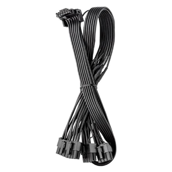 CableMod Basics C 12V-2x6 90 Deg Cable for Corsair Variant B Quad 8-pin Black