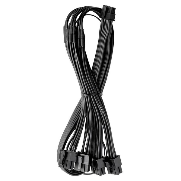 CableMod Basics C 12V-2x6 Cable for Corsair Quad 8-pin Black